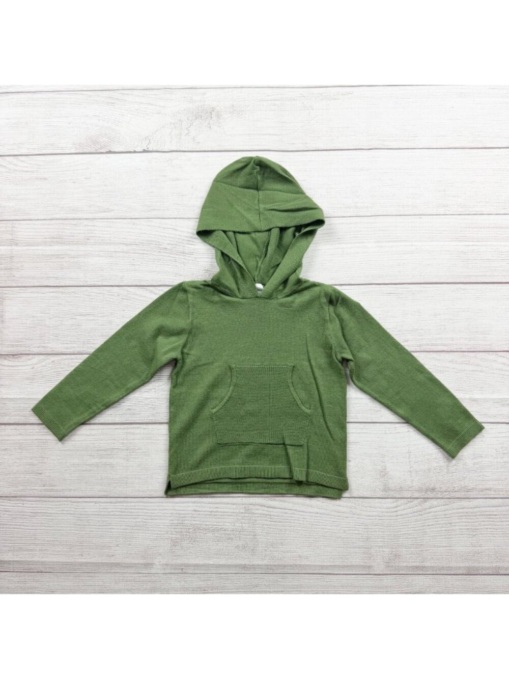 Modern Moments Gerber Hooded Long Sleeve Green Sweatshirt 2T